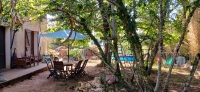 Stone House with Lovely Gardens and Outbuildings