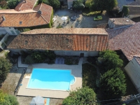 Attractive Stone Property with Gite, Swimming Pool And Outbuildings