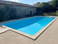 Attractive Stone Property with Gite, Swimming Pool And Outbuildings