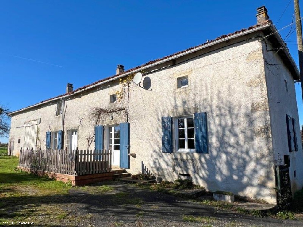 Large Old House For Sale Near Nanteuil-en-Vallée On Nearly 2 Acres