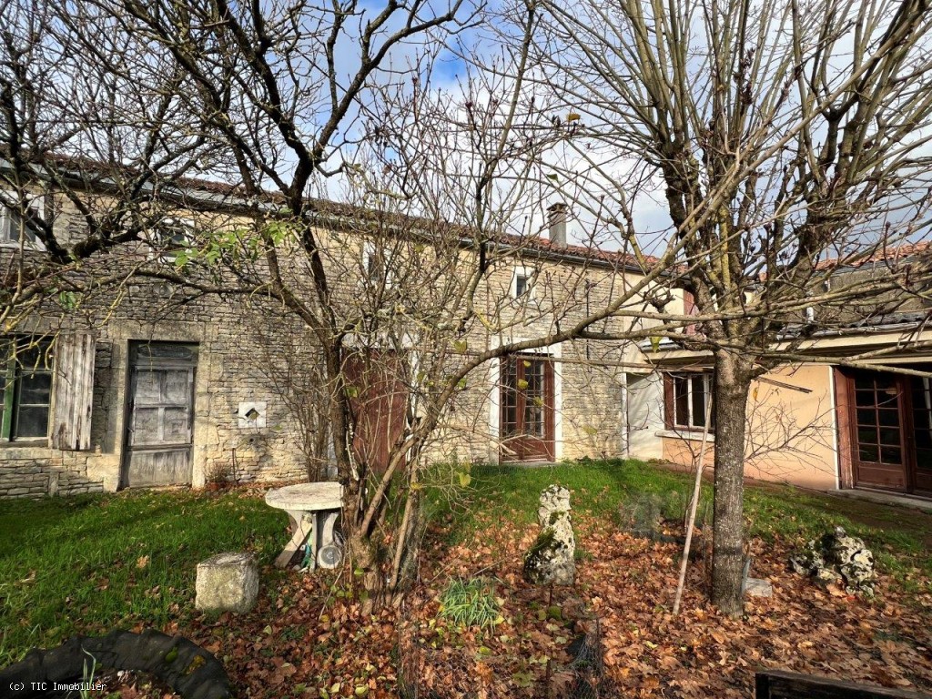 Village House For Sale Near Villefagnan. Requiring Refreshing / Renovation.