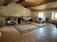 Attractive Stone Property with Gite, Swimming Pool And Outbuildings