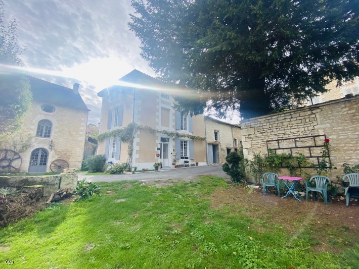 Beautiful Stone House at the foot of the Chateau in Verteuil sur Charente