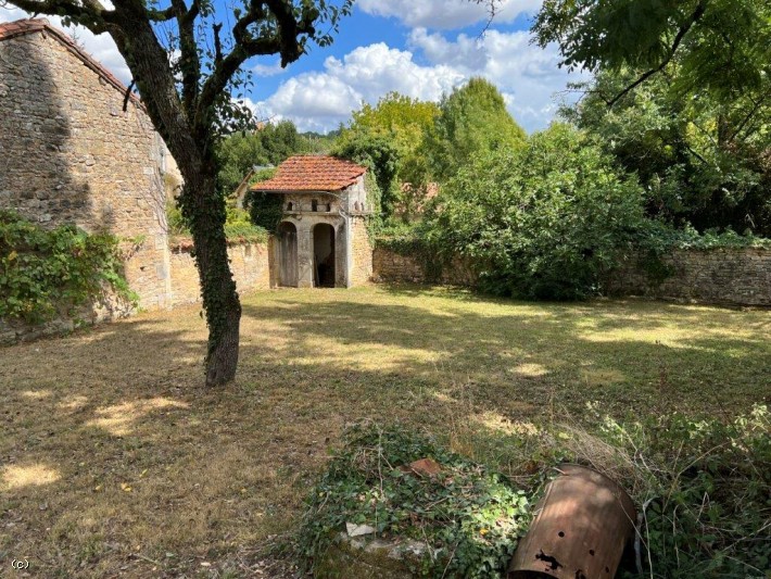 Former Postmaster's House With Gardens in Beautiful Nanteuil-en-Vallée