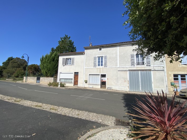 Large Village House in Saint Macoux with Lots of Potential