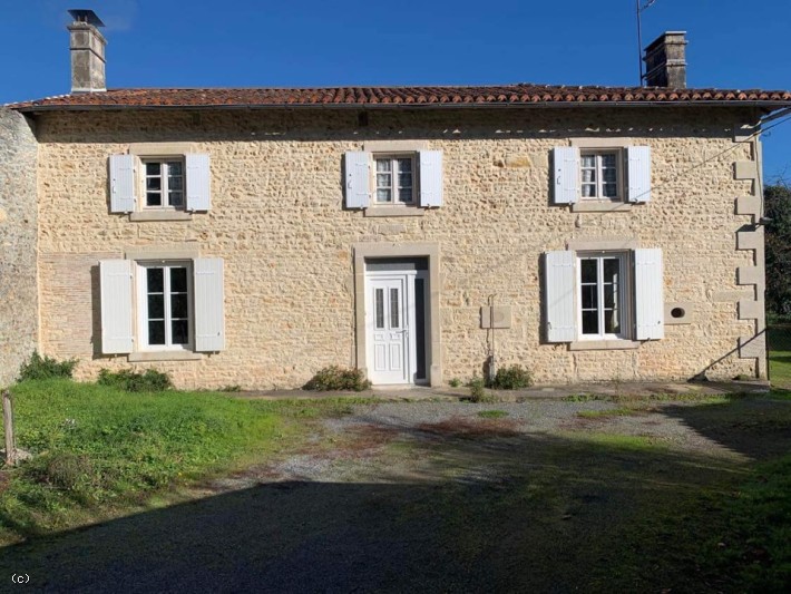 Exclusive to TIC : Beautiful Character House with 4 Bedrooms Large Gardens  - Near Nanteuil en Vallée