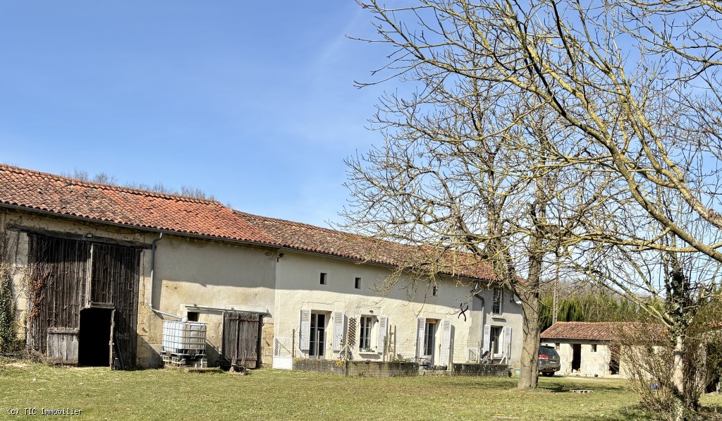 B&B Potential for this Lovely Old Farmhouse with Land Close to Civray