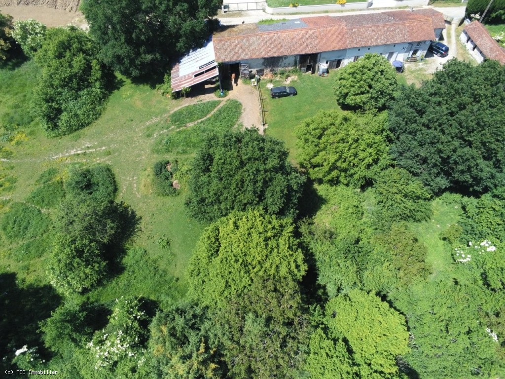 Ancienne Ferme avec Grand Terrain près de Civray