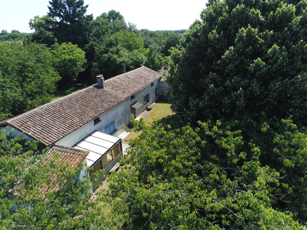 Village house with two dwellings, outbuildings, vaulted cellar