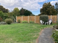 Pavillon sur Sous-sol avec Beau Jardin en Bordure de Charente